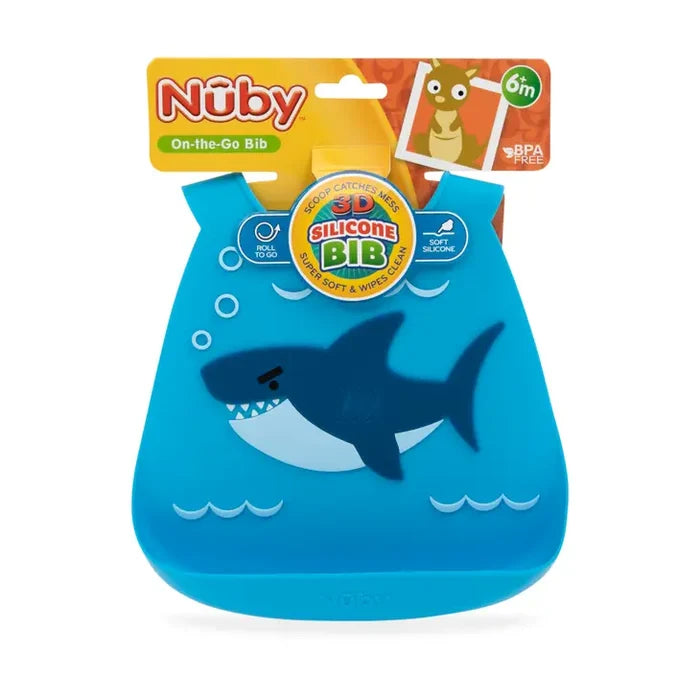 3-D Silicone Bibs with Scoop