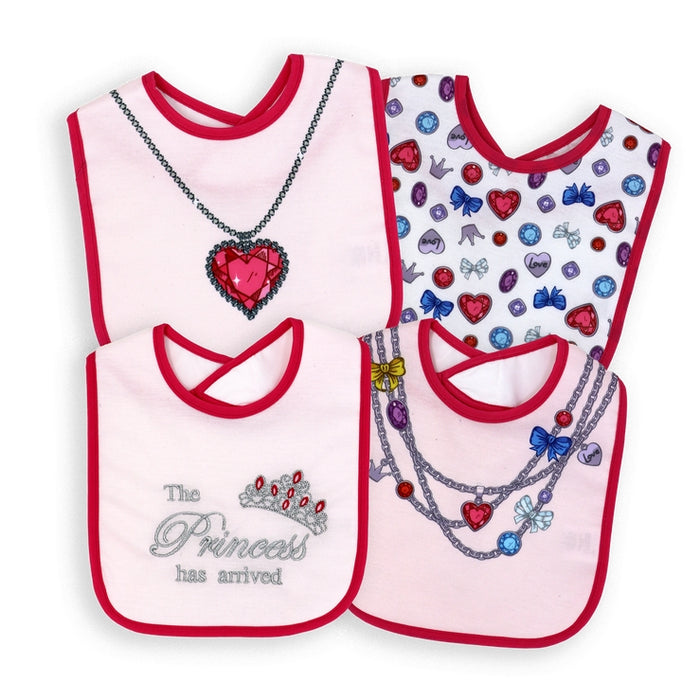 4 Pack Interlock Bib with Peva Back