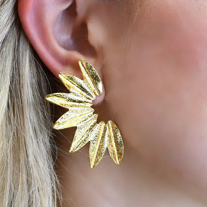 waterproof earrings, tarnish free jewelry, hypoallergenic earrings for sensitive skin, 24k gold dainty earrings, handcrafted gemstone earrings, gold hoop earrings, boutique wholesale earrings, trendy gold jewelry, high quality jewelry gifts