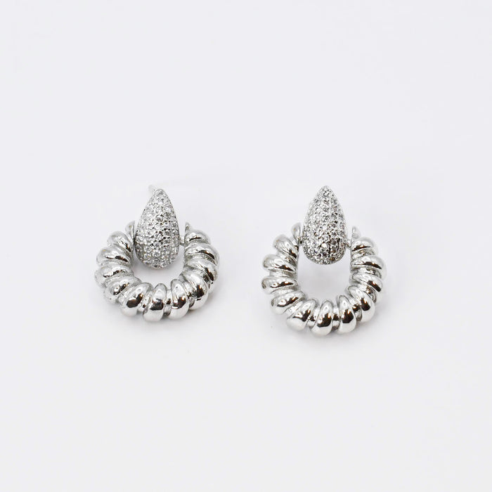 waterproof hypoallergenic silver earrings, tarnish free silver jewelry, dainty silver earrings, silver hoop earrings, handcrafted gemstone silver earrings, boutique wholesale earrings, everyday silver jewelry, high-quality silver earrings