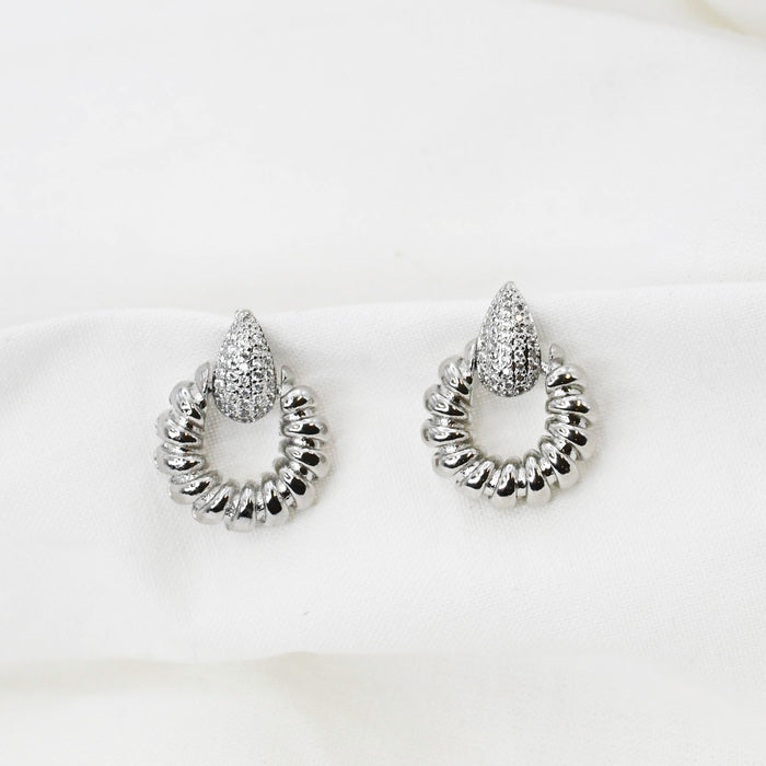 waterproof hypoallergenic silver earrings, tarnish free silver jewelry, dainty silver earrings, silver hoop earrings, handcrafted gemstone silver earrings, boutique wholesale earrings, everyday silver jewelry, high-quality silver earrings