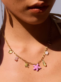 Anya Purple Starfish Necklace