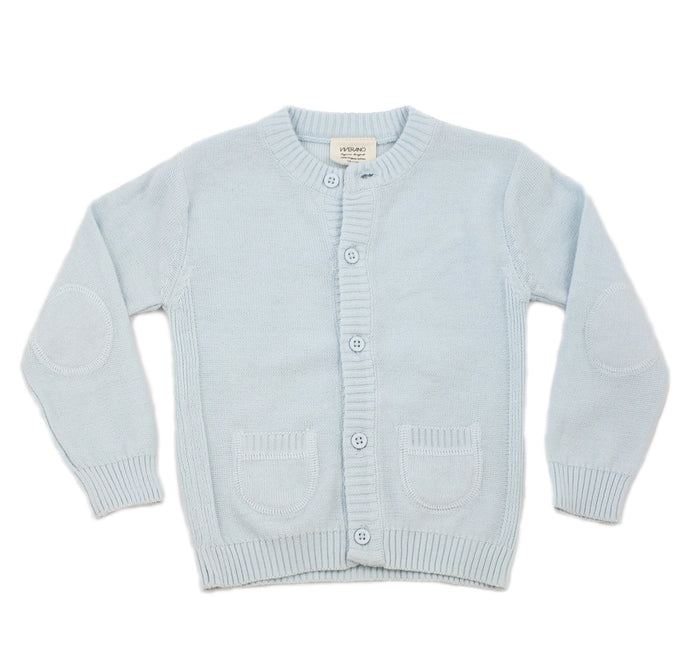 Baby Classic Side Rib Cardigan Sweater Knit (Organic Cotton)