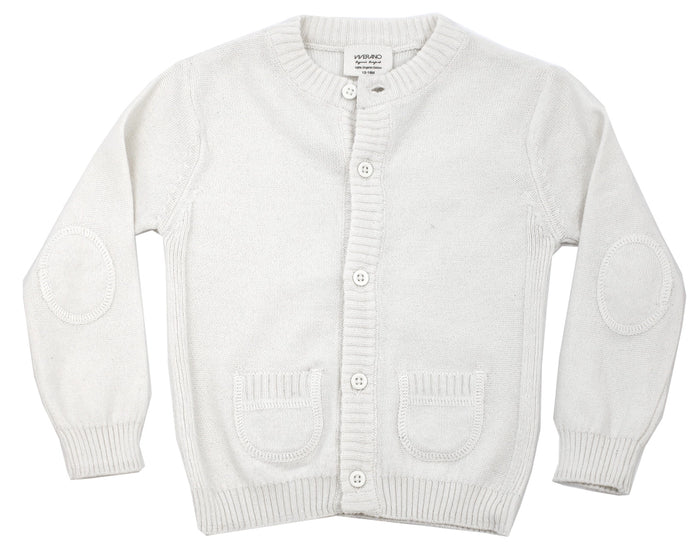 Baby Classic Side Rib Cardigan Sweater Knit (Organic Cotton)