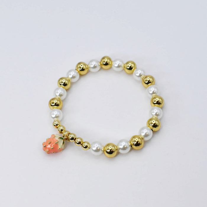 colorful gemstone jewelry, beaded fashion bracelet, gold or silver tone accessory, handcrafted beaded piece, trendy boho chic jewelry, vibrant statement wristwear, artisan handmade design, everyday stackable accessory, fashion jewelry for women, premium jewelry gift idea, boutique style wristwear, elevated modern jewelry