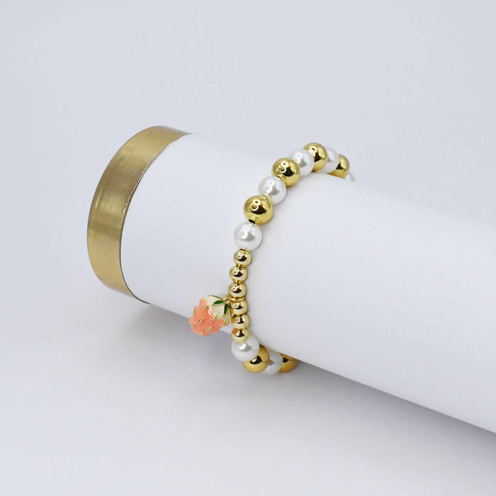 colorful gemstone jewelry, beaded fashion bracelet, gold or silver tone accessory, handcrafted beaded piece, trendy boho chic jewelry, vibrant statement wristwear, artisan handmade design, everyday stackable accessory, fashion jewelry for women, premium jewelry gift idea, boutique style wristwear, elevated modern jewelry