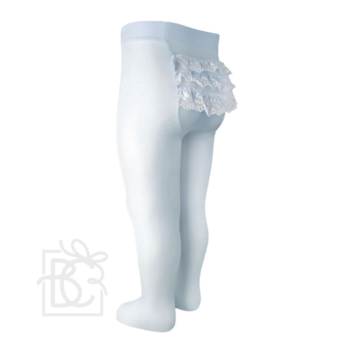 Bottom Lace Microfiber Tights