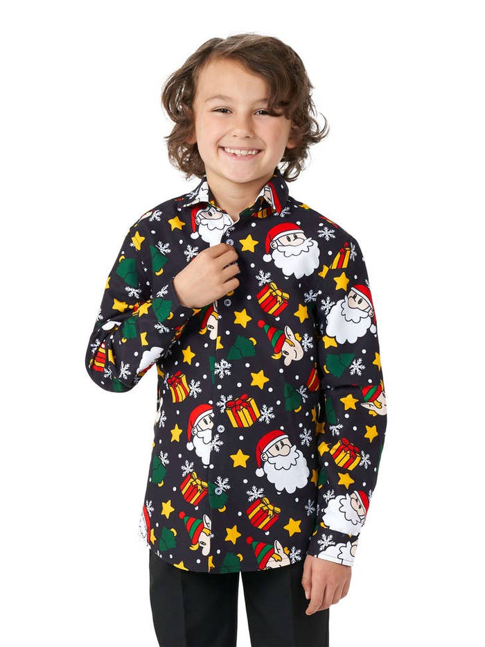 Boys   Santa Elves Black