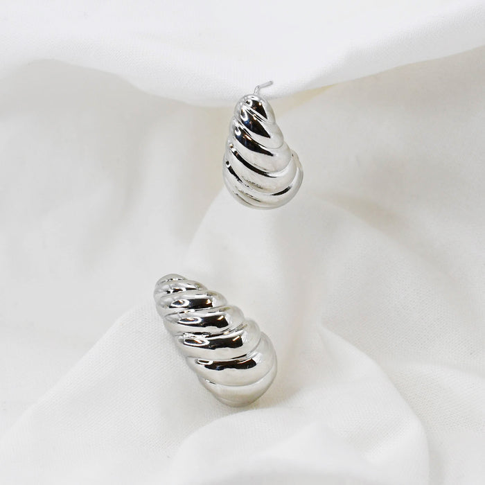 waterproof hypoallergenic silver earrings, tarnish free silver jewelry, dainty silver earrings, silver hoop earrings, handcrafted gemstone silver earrings, boutique wholesale earrings, everyday silver jewelry, high-quality silver earrings