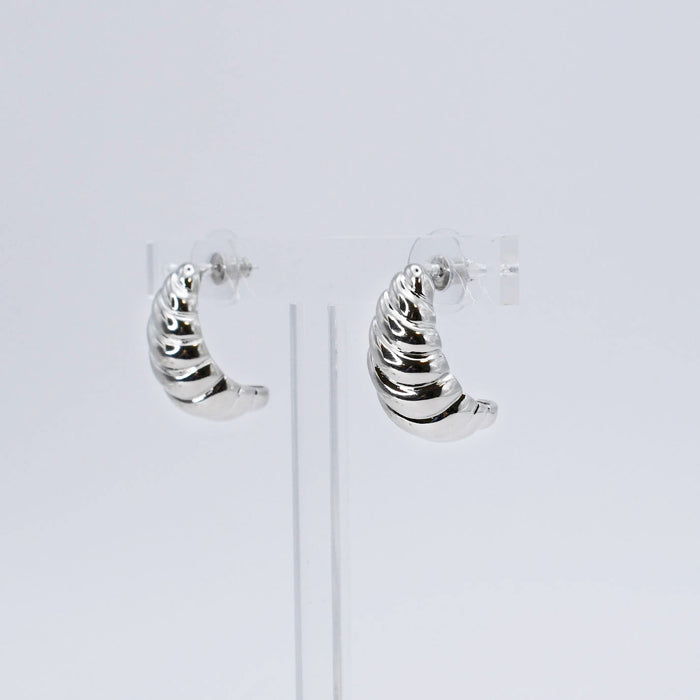 waterproof hypoallergenic silver earrings, tarnish free silver jewelry, dainty silver earrings, silver hoop earrings, handcrafted gemstone silver earrings, boutique wholesale earrings, everyday silver jewelry, high-quality silver earrings