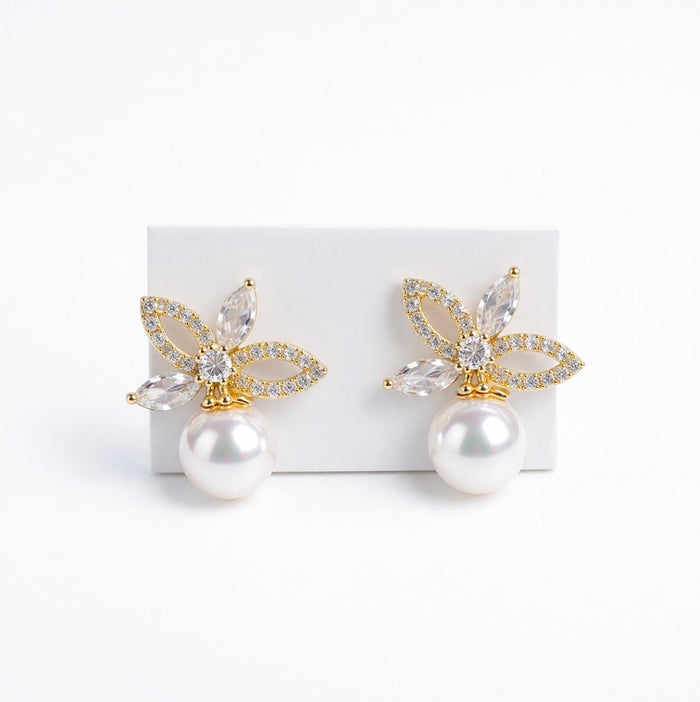butterfly design earrings