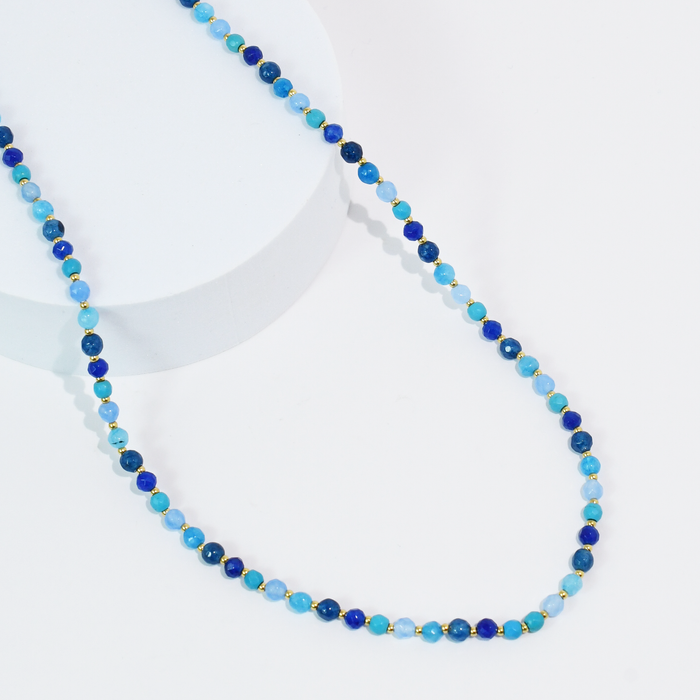 Candy Bead Dainty Gemstone Necklace