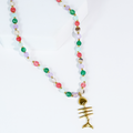 Caught One Beaded Necklace