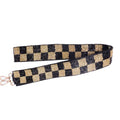 Checkered Gold/Black Strap