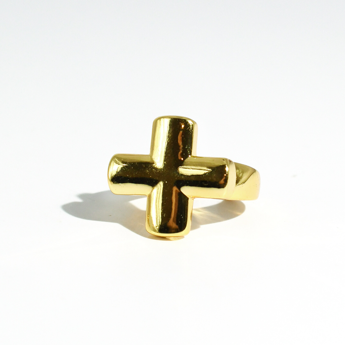 hypoallergenic ring, waterproof ring, tarnish free jewelry, boutique wholesale jewelry, dainty gold ring, gemstone statement ring, sparkly cubic zirconia ring, high quality jewelry gifts, elegant gold plated ring, trendy fashion ring, pastel gemstone ring,chunky gold cross ring