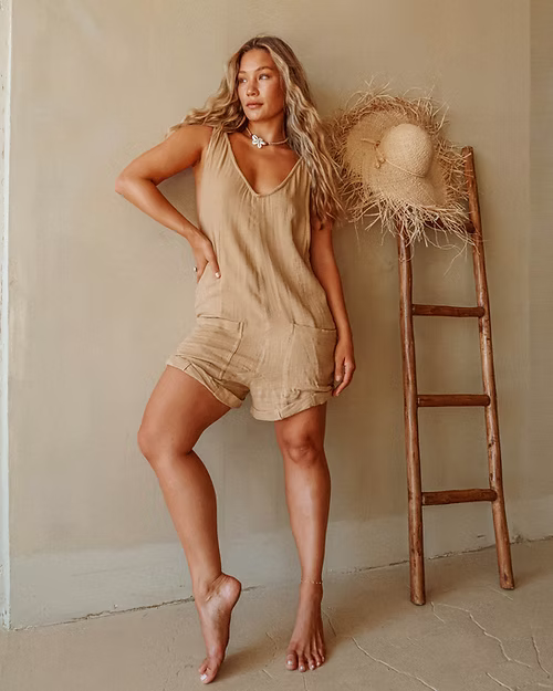 Cliffe Organic Cotton Bamboo Shortalls