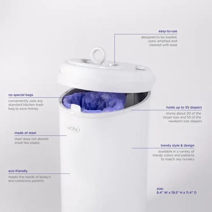 Cloudy Diaper Pail