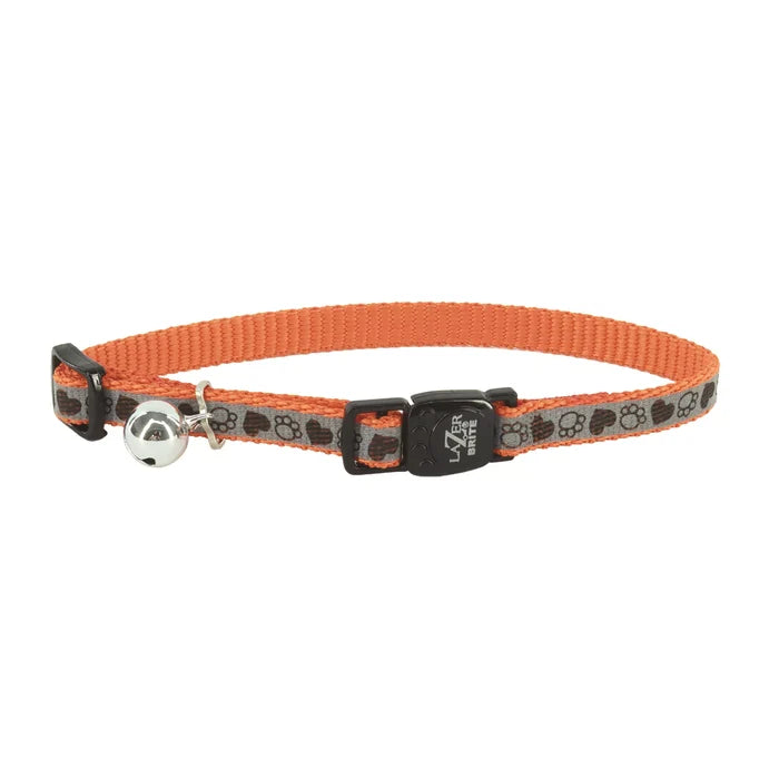 Coastal Pet Products Lazer Brite Reflective Adjustable Breakaway Cat Collar