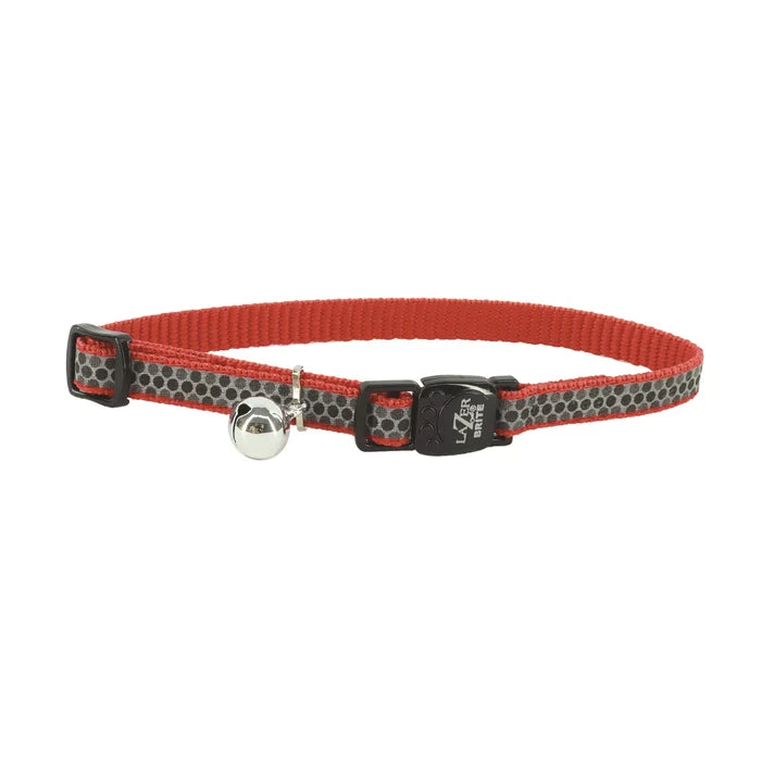 Coastal Pet Products Lazer Brite Reflective Adjustable Breakaway Cat Collar