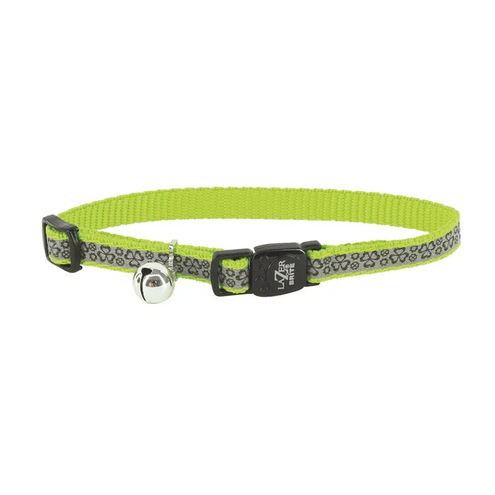 Coastal Pet Products Lazer Brite Reflective Adjustable Breakaway Cat Collar