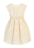 Daisy Jacquard with Pleats