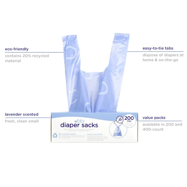 Diaper Sacks, 200 Count
