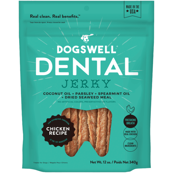 DOGSWELL® Dental Jerky Treats, Chicken Recipe