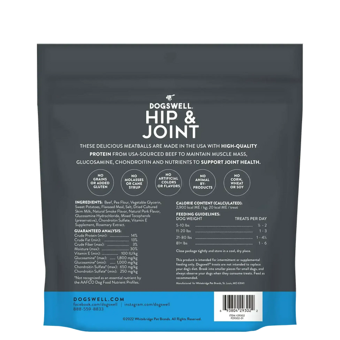 DOGSWELL® Hip & Joint Meatballs, Beef