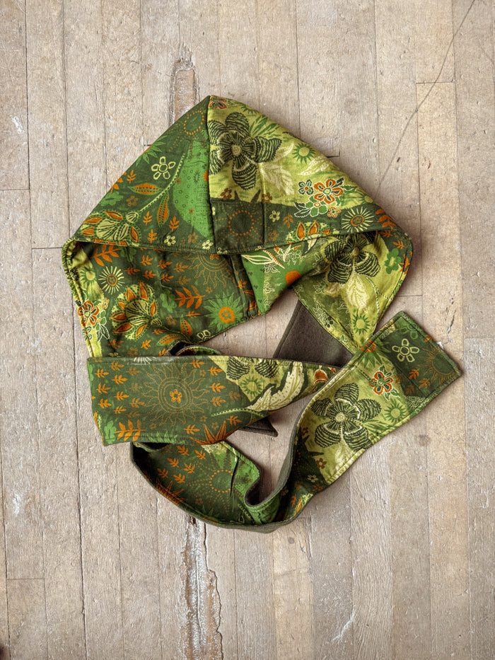 Double Layer Hood + Scarf Organic Cotton Fleece