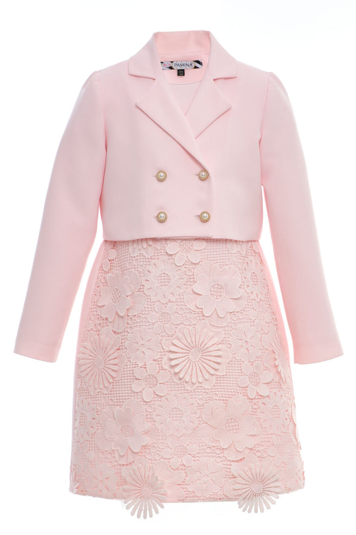 Elegant pink dress