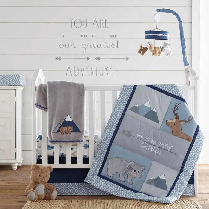 Emerson 4PC Crib Bedding Set