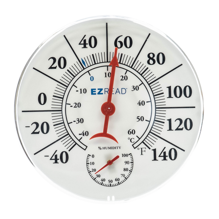 EZREAD® Dial Thermometer/Hygrometer