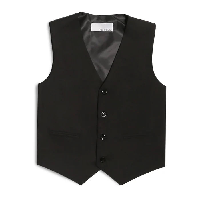 Ferrecci Boys Jax Jr 5pc Suit Set Black