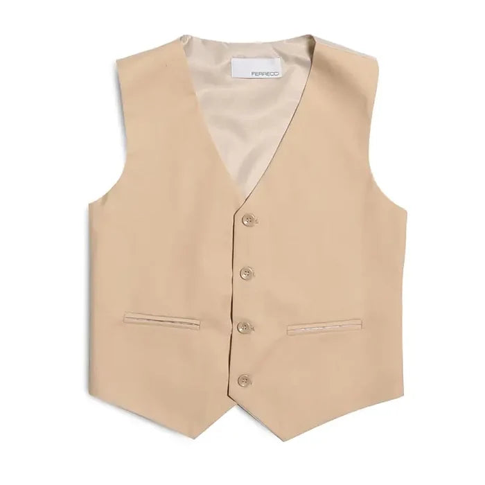 Ferrecci Boys Jax Jr 5pc Suit Set Tan