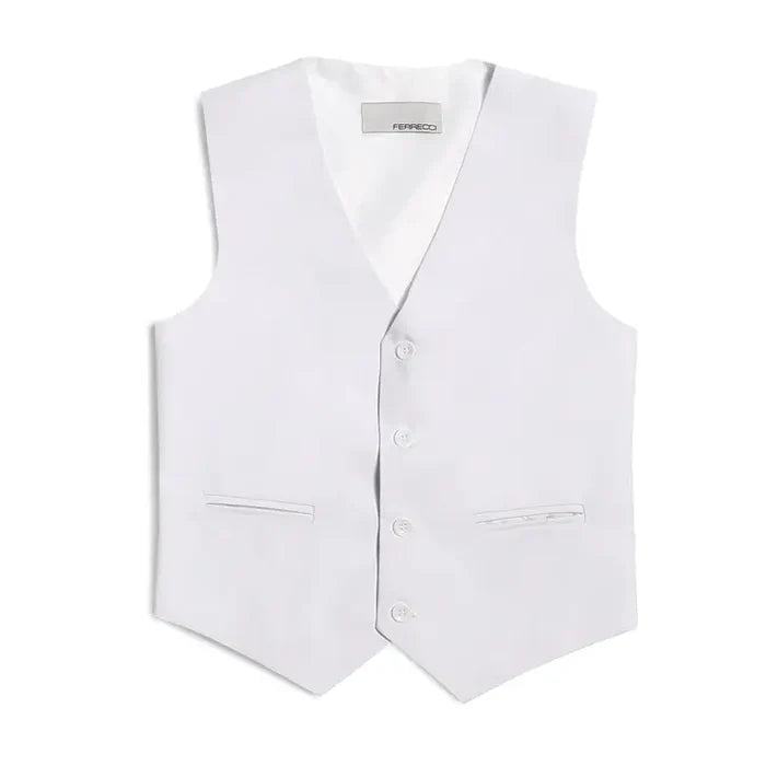Ferrecci Boys Jax Jr 5pc Suit Set White