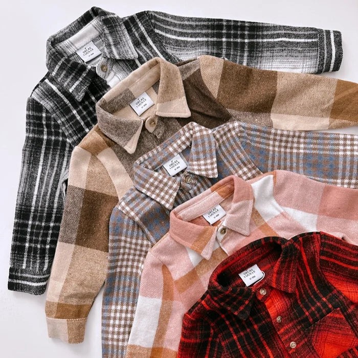 Flannel - Acorn - Boys Shirt