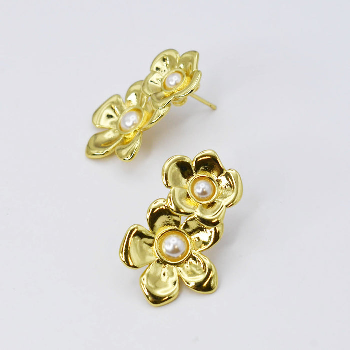 waterproof hypoallergenic earrings, tarnish free 14k gold jewelry, dainty gold earrings, gold hoop earrings, handcrafted gemstone earrings, boutique wholesale earrings, high-quality gold jewelry