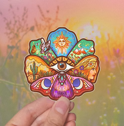 Flower Sticker