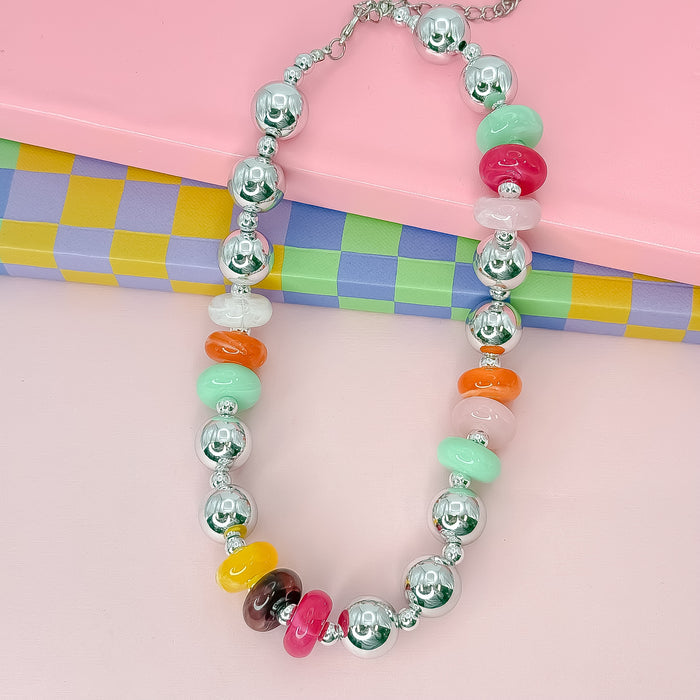 premium silver necklace crafted for everyday wear, offering a dainty handcrafted style with a waterproof, hypoallergenic, tarnish free finish, ideal for minimal modern jewelry lovers, available as wholesale for boutiques,gemstones
