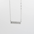 premium silver necklace crafted for everyday wear, offering a dainty handcrafted style with a waterproof, hypoallergenic, tarnish free finish, ideal for minimal modern jewelry lovers, available as wholesale for boutiques