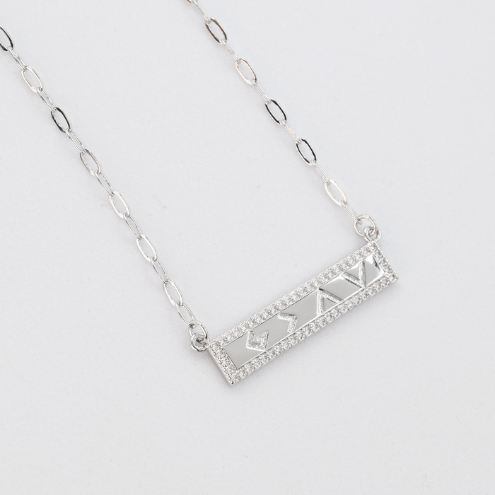 premium silver necklace crafted for everyday wear, offering a dainty handcrafted style with a waterproof, hypoallergenic, tarnish free finish, ideal for minimal modern jewelry lovers, available as wholesale for boutiques