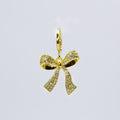 Gold Ribbon Charm CH-117