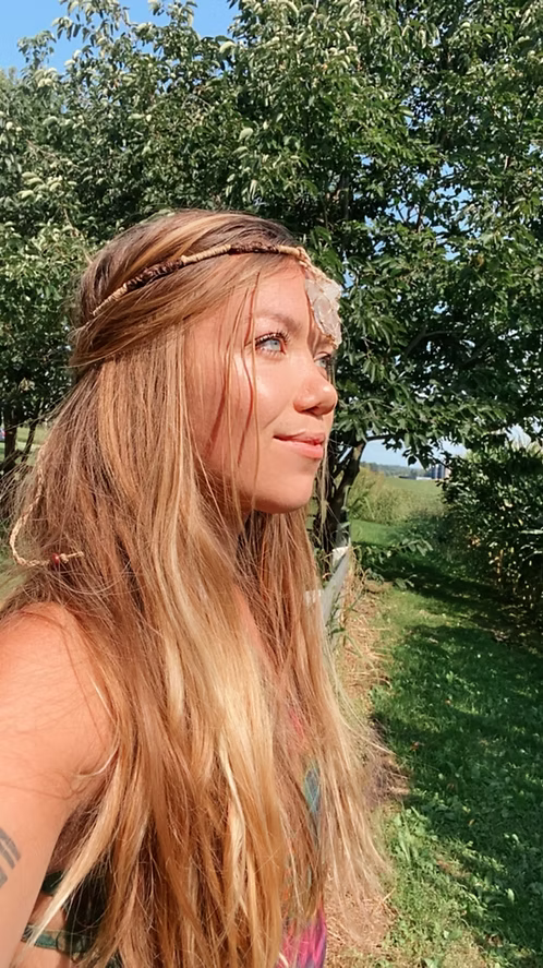 Healing Himalayan Crystal Adjustable Length Headpiece/Necklace