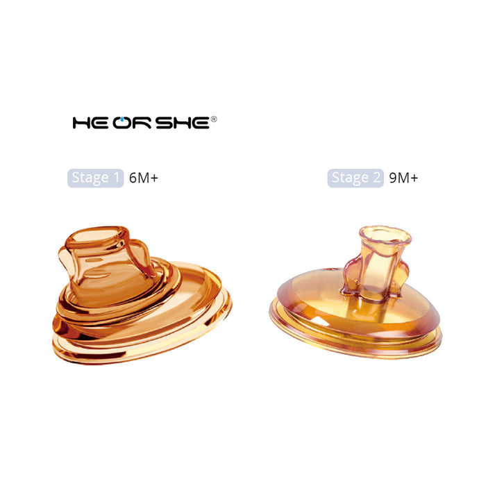 HEORSHE health sippy cup silicone spout non toxic sippy cup accessories spout for sippy cup