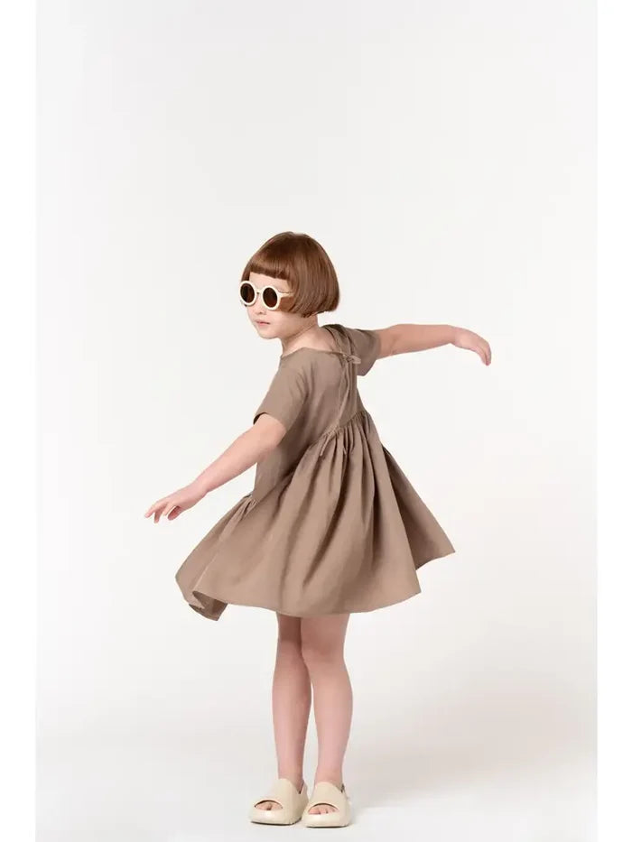 Hi-low Drop Waist Dress