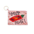 Hot Stuff keychain pouch