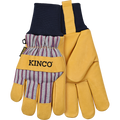 Kinco 1927KW™ Lined Premium Grain Pigskin Palm with Knit Wrist Gloves