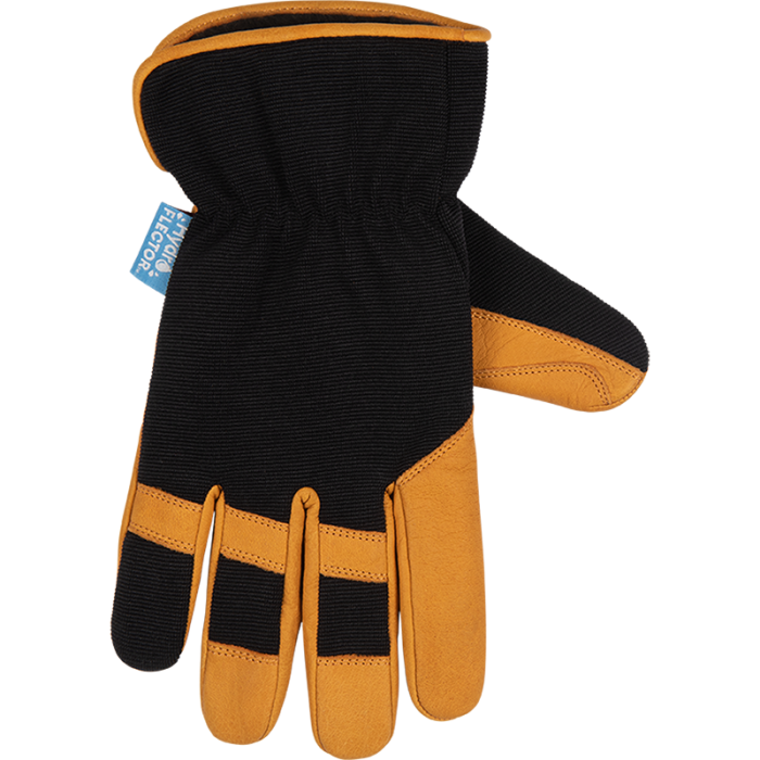 Kinco Pro™ HydroFlector™ Lined Water-Resistant Premium Grain Buffalo & Synthetic Hybrid Gloves
