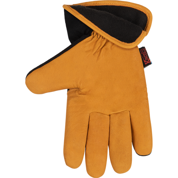 Kinco Pro™ HydroFlector™ Lined Water-Resistant Premium Grain Buffalo & Synthetic Hybrid Gloves