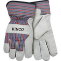 Kinco Suede Cowhide Palm With Safety Cuff Large Gray